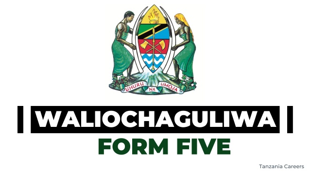 Majina Ya Selection Form Five 2025