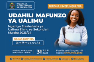 NEW: Nafasi za Mafunzo ya Ualimu Sekondary Teaching Opportunities 2023/2024 Latest