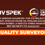 QUANTITY SURVEYOR-(2 POSTS) Job at JV-SPEK Eacop | Mradi wa Bomba la Mafuta