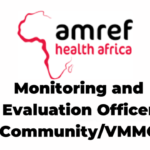 11 Monitoring and Evaluation Officer Community/VMMC Jobs at Amref Latest