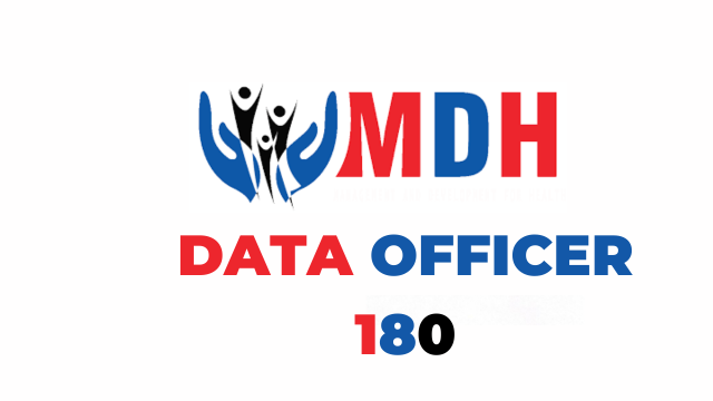 Ajira: 180 Positions - Data Officer Jobs at MDH Latest