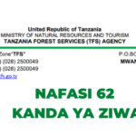 62 Various Jobs at TFS Lake Zone Tanzania Forest Services Latest