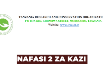 Ajira: 2 Various Job Vacancies at TRCO Tanzania Research and Conservation Organization Latest