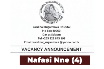 Ajira: 4 Various Jobs Vacancies at Cardinal Rugambwa Hospital (CRH) Latest