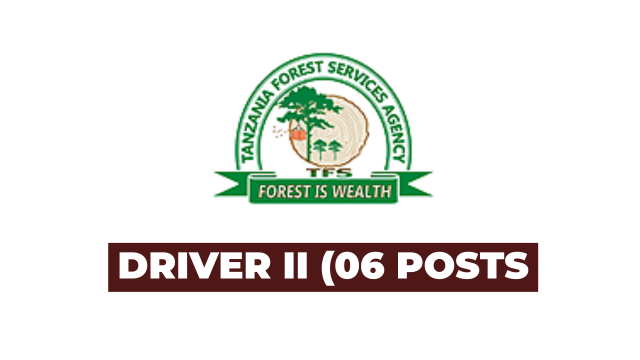 Ajira:  Driver II (06 Posts) at Tanzania Forest Services (TFS) Agency- Mkataba Latest
