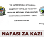 Ajira: New Job Vacancies at TANROADS Simiyu | Nafasi za kazi Tanroads Simiyu Bariadi Latest