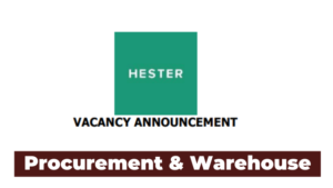 Ajira: Procurement and Warehouse Assistant Jobs at Hester Biosciences Africa Ltd Latest