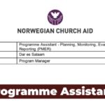 Ajira: Programme Assistant Jobs at Norwegian Church Aid (NCA) Latest