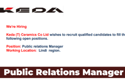  Ajira: Public relations Manager Jobs at Keda (T) Ceramics Co Ltd Latest