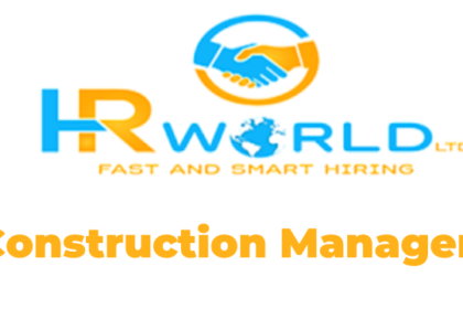 Construction Manager Jobs at HR World Latest