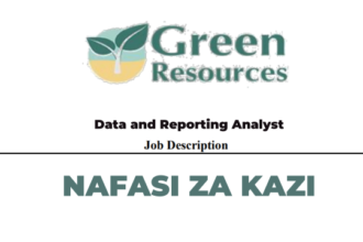 Data and Reporting Analyst Jobs at Green Resources Latest