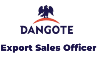 Jobs Opportunities at Dangote Export Sales Officer Latest