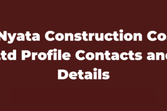 Nyata Construction Co. Ltd Profile Contacts and Details Latest