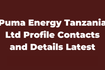 Puma Energy Tanzania Ltd Profile Contacts and Details Latest