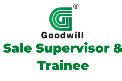 Sale Supervisor & Trainee Jobs at Goodwill Tanzania Limited Latest