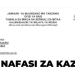 Jobs Vacancies at Moshi District Nafasi za kazi wilaya ya Moshi