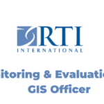 Monitoring & Evaluation and GIS Officer Jobs at RTI Latest