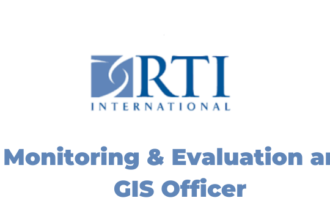 Monitoring & Evaluation and GIS Officer Jobs at RTI Latest