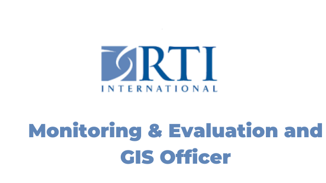 Monitoring & Evaluation and GIS Officer Jobs at RTI Latest