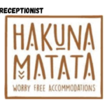 Receptionist at Hakuna Matata Bookings Limited February 2024