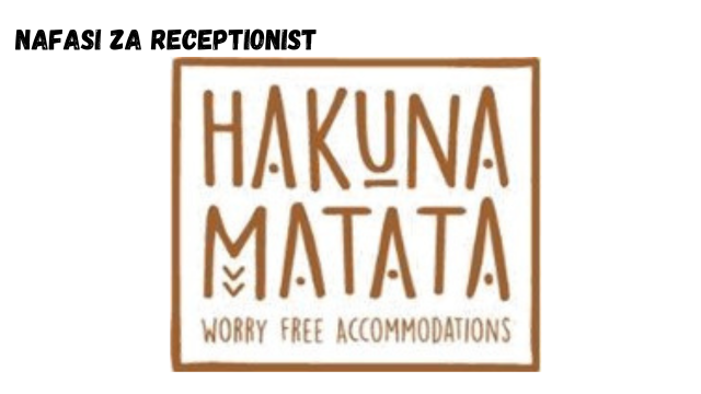 Receptionist at Hakuna Matata Bookings Limited February 2024