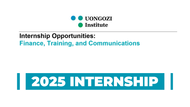 4 Internship Opportunities at UONGOZI Institute, January 2025