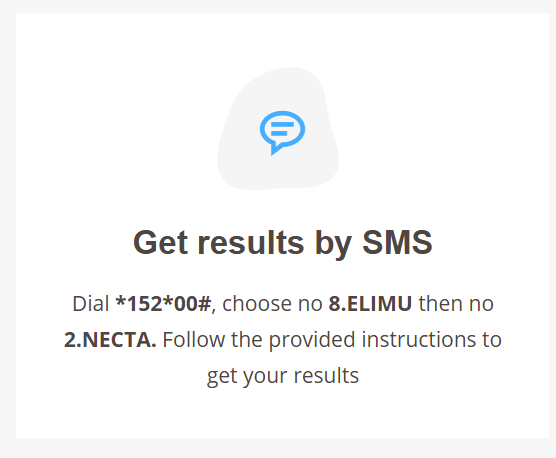 Matokeo Kidato Cha Pili 2024 can also be accessed via mobile phones through SMS